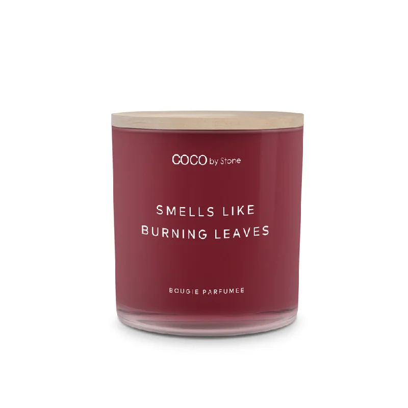 Beautifully crafted Christmas gift candles for decoration-11oz Smells Like Burning Leaves Candle