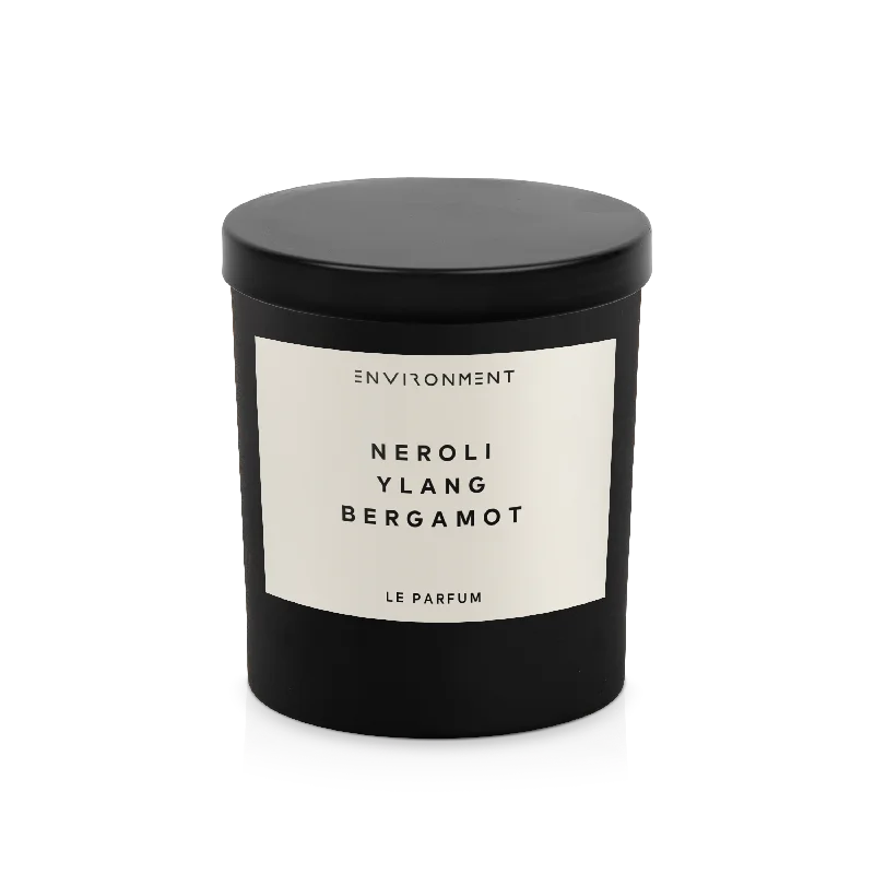 Elegant Christmas gift candles for sophisticated gifts-8oz Neroli | Ylang | Bergamot Candle with Lid and Box (Inspired by Chanel Chanel #5®)