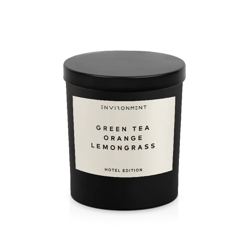 Christmas gift candles with gingerbread scent-8oz Green Tea | Orange | Lemongrass Candle with Lid and Box (Inspired by Delano Beach Club Hotel®)