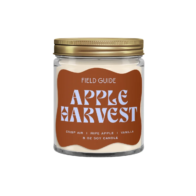 Christmas gift candles with holiday-themed designs-Apple Harvest Soy Candle