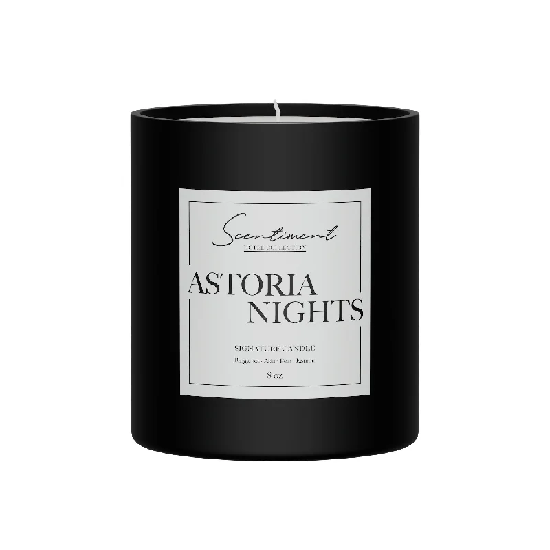 Elegant Christmas gift candles for sophisticated gifts-Astoria Nights Candle