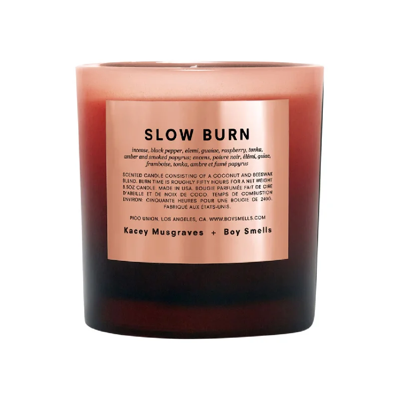 Hand-poured Christmas gift candles for a special touch-Slow Burn Candle