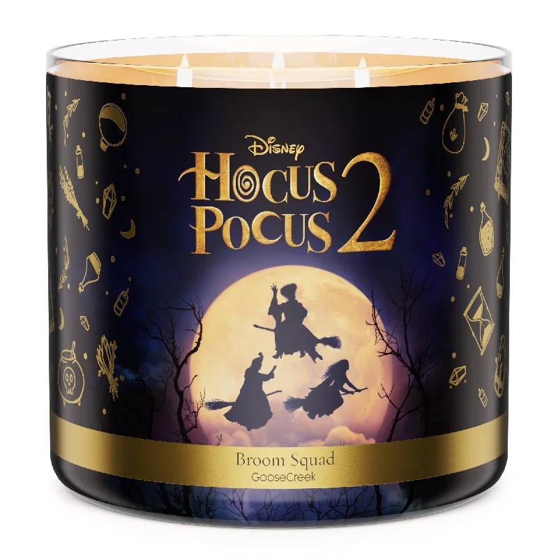 Scented candles for Christmas holiday parties-Broom Squad 3-Wick Hocus Pocus 2 Candle