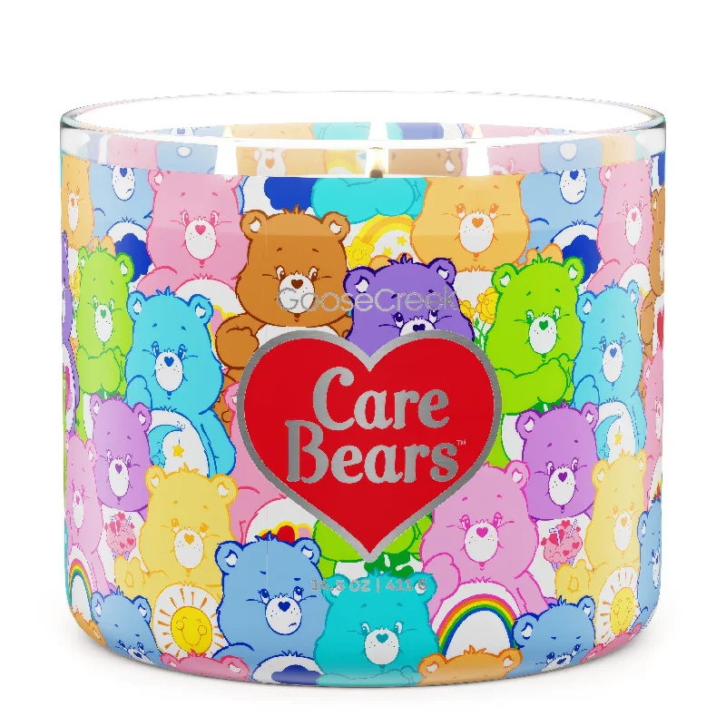 Unique scented Christmas gift candles for home fragrance-Care Bears 3-Wick Candle