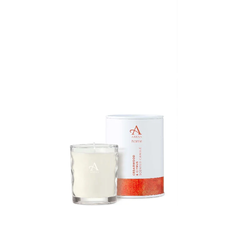 Elegant Christmas gift candles for luxurious presents-Cedarwood & Citrus 8cl Candle