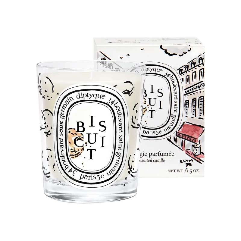 Luxury gift candles for Christmas with a holiday twist-Biscuit Classic Candle (Limited Edition)