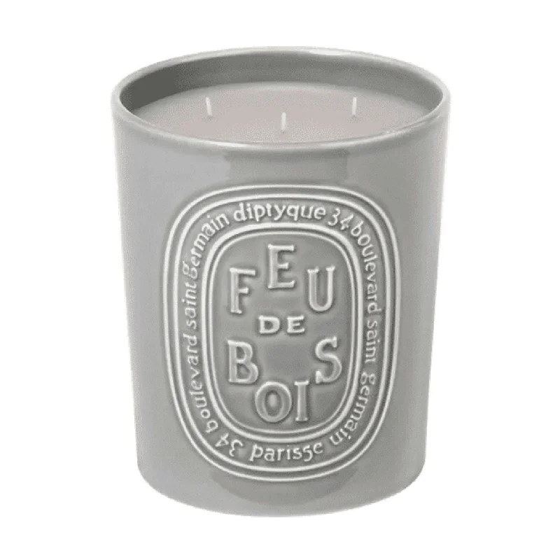 Classic Christmas gift candles with traditional scents-Feu de Bois Candle