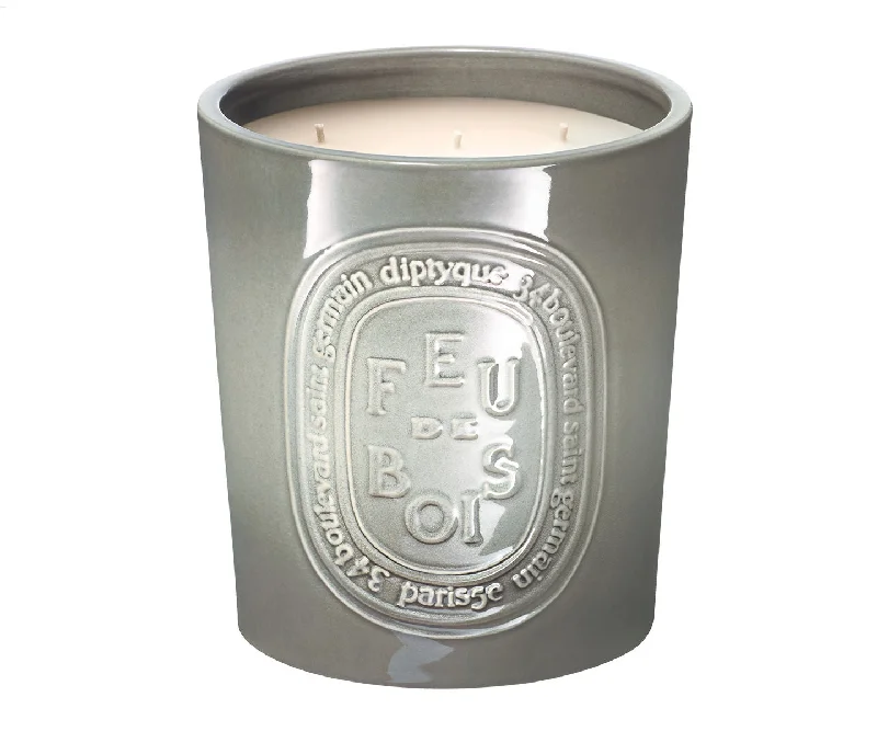 Small Christmas gift candles for secret Santa gifts-Feu De Bois Indoor Outdoor Candle