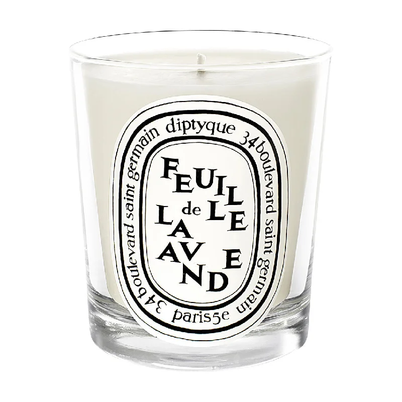 Christmas gift candles with festive scents-Feuille de Lavande Candle