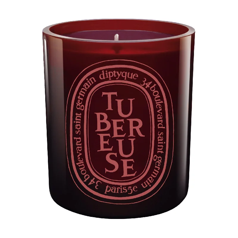 Christmas gift candles with apple cider scent-Tubereuse Rouge Candle