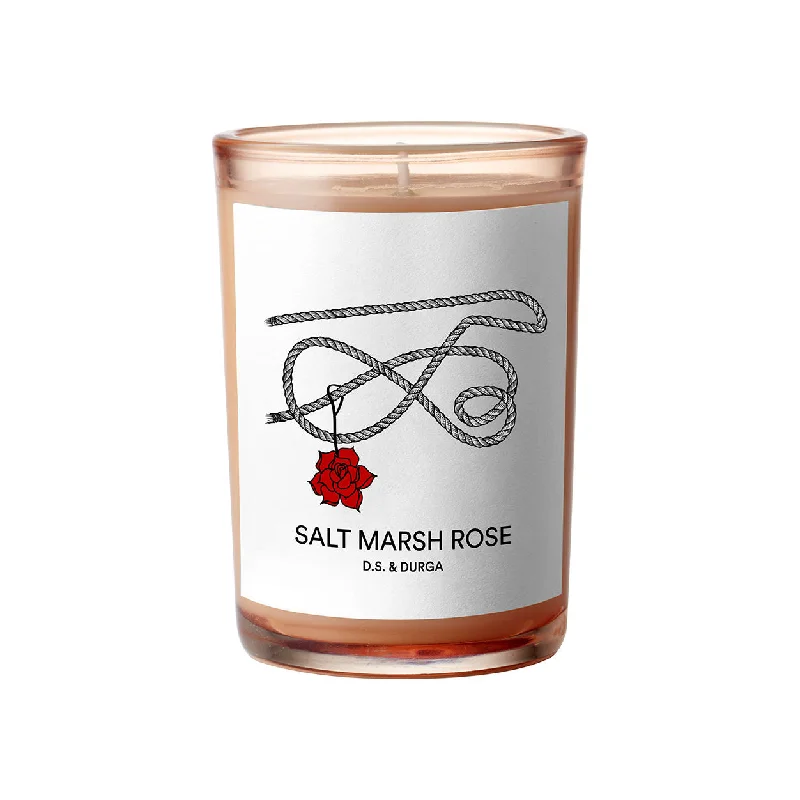 Christmas gift candles with holiday fragrances-Salt Marsh Rose Candle