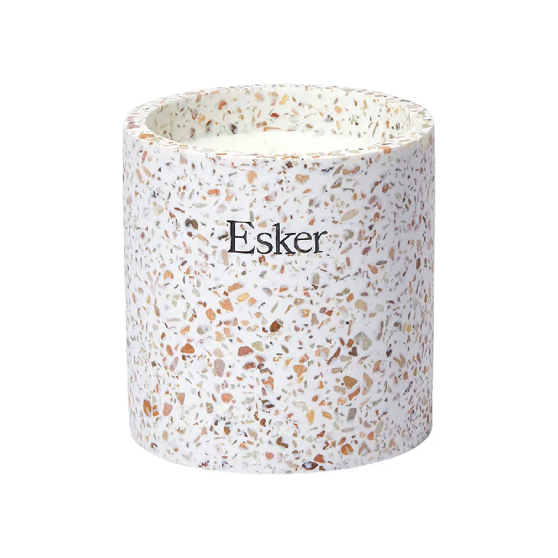 Christmas gift candles with holiday fragrances-Terrazzo Plantable Candle