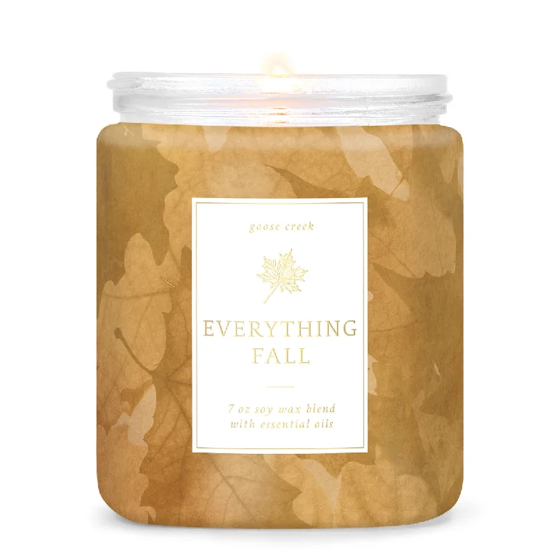 Eco-friendly Christmas gift candles for sustainability-Everything Fall 7oz Single Wick Candle