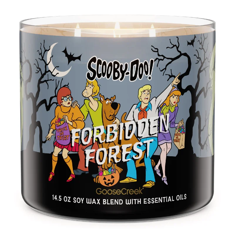 Holiday-themed Christmas gift candles for perfect presents-Forbidden Forest 3-Wick Scooby-Doo Candle