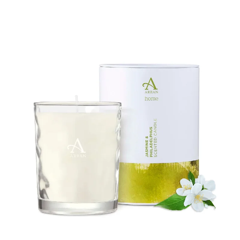 Luxury gift candles for Christmas with a holiday twist-Jasmine & Philadelphus 35cl Candle