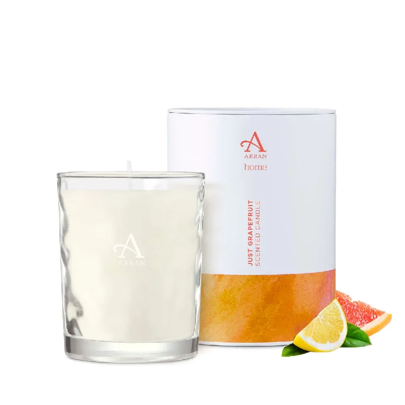 Artisan-crafted Christmas gift candles with Christmas motifs-Just Grapefruit 35cl Candle