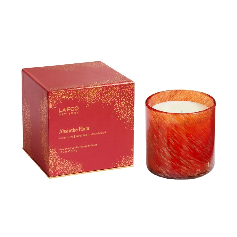 Christmas gift candles in festive holiday scents-Absinthe Plum Candle (Limited Edition)