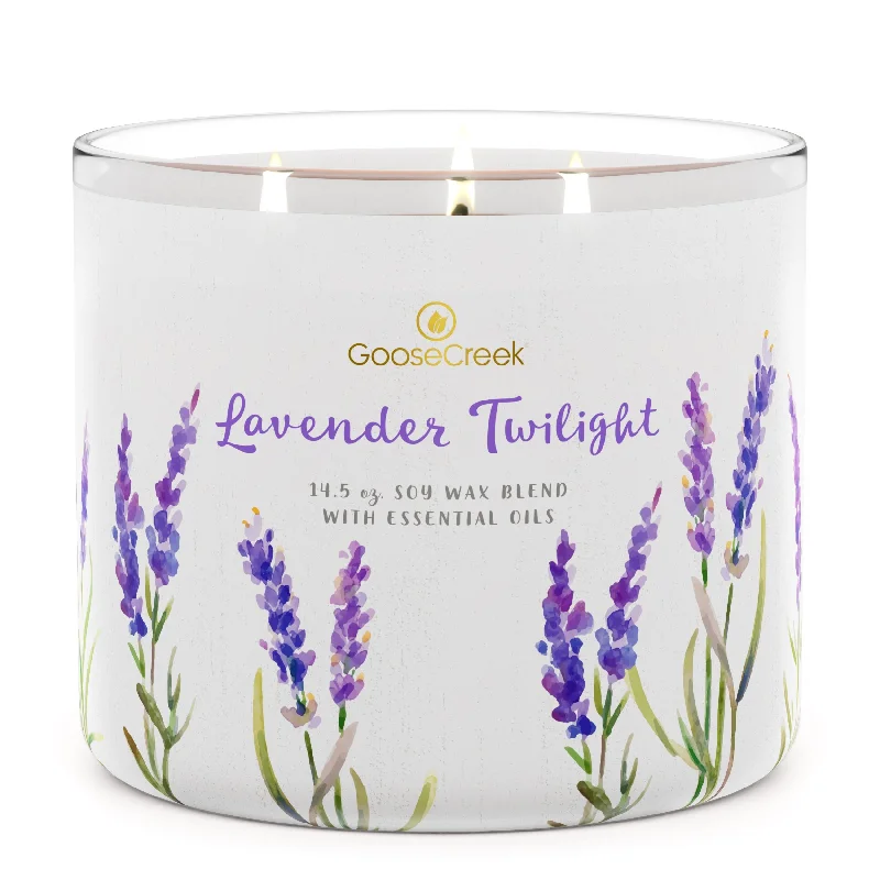 Beautifully crafted Christmas gift candles for decoration-Lavender Twilight Large 3-Wick Candle