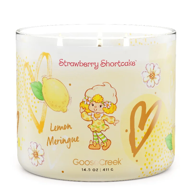 Beautifully crafted Christmas gift candles for decoration-Lemon Meringue Strawberry Shortcake 3-Wick Candle