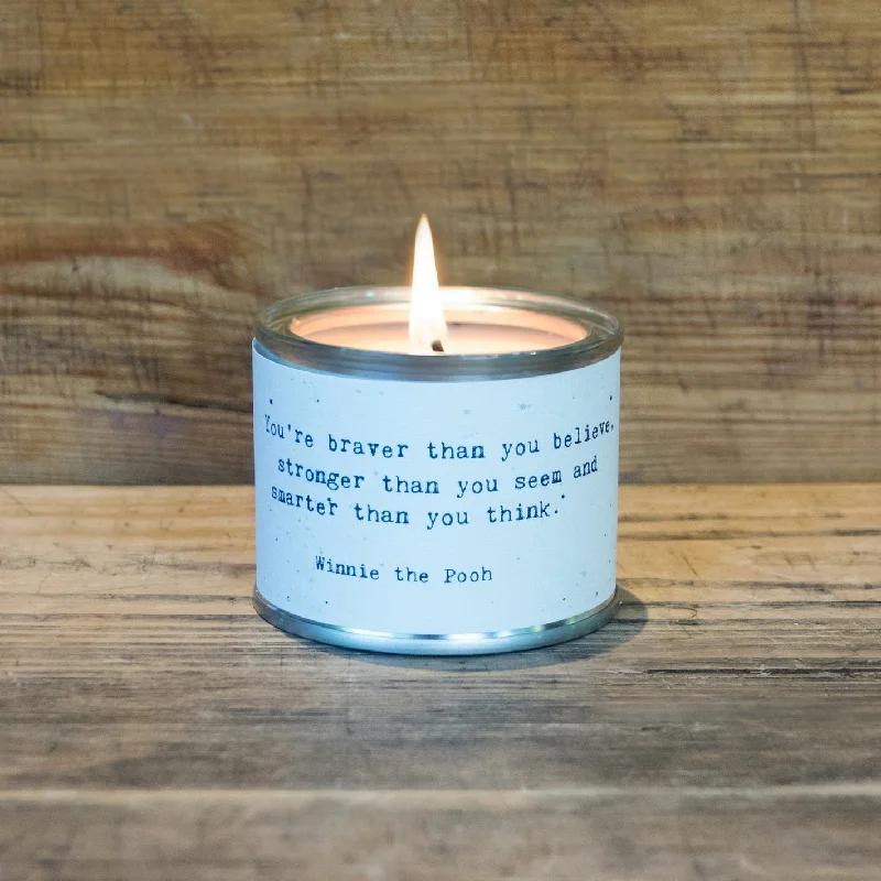 Themed Christmas gift candles for a holiday ambiance-Candle - Little Gem - You Are Braver