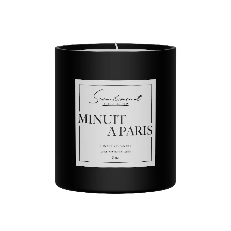 Christmas gift candles with berry and spice scent-Minuit à Paris Candle