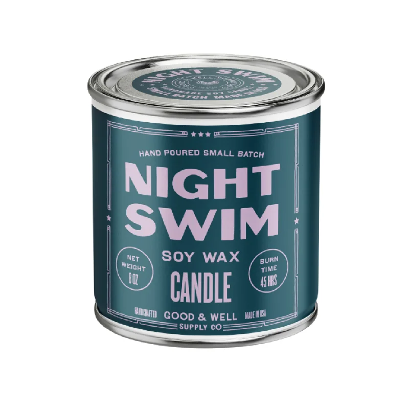 Premium Christmas gift candles with festive themes-Night Swim Happy Place Candle