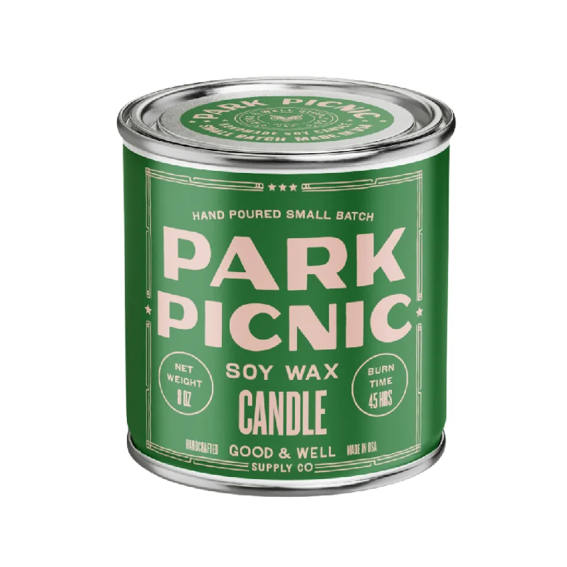 Christmas gift candles for Christmas Eve-Park Picnic Happy Place Candle