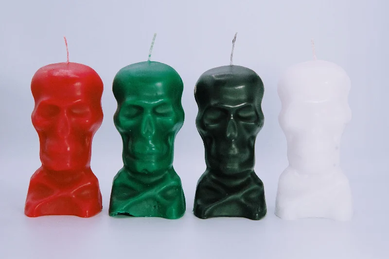 Customizable Christmas gift candles for personalized gifts-Skull Candle