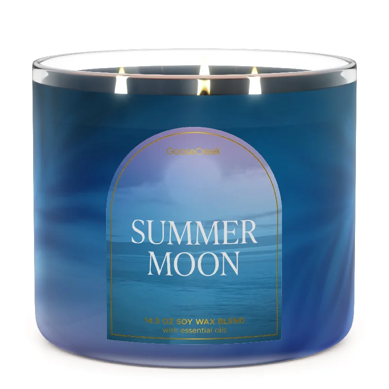 Christmas gift candles with holiday floral scents-Summer Moon Large 3-Wick Candle