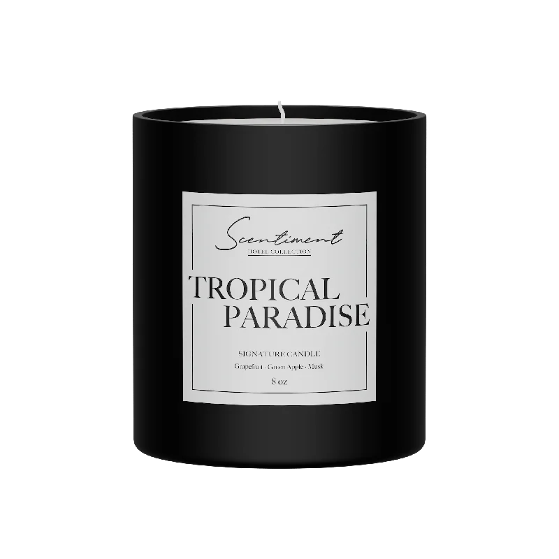 Christmas gift candles for mindfulness and relaxation-Tropical Paradise Candle