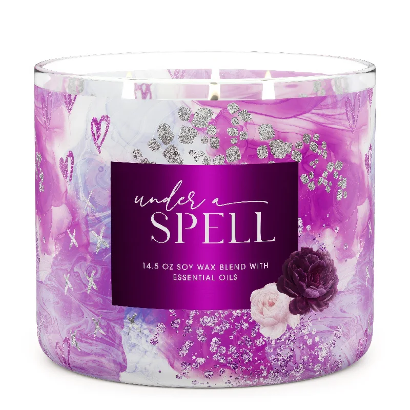 Christmas gift candles for relaxing holiday baths-Under A Spell Large 3-Wick Candle