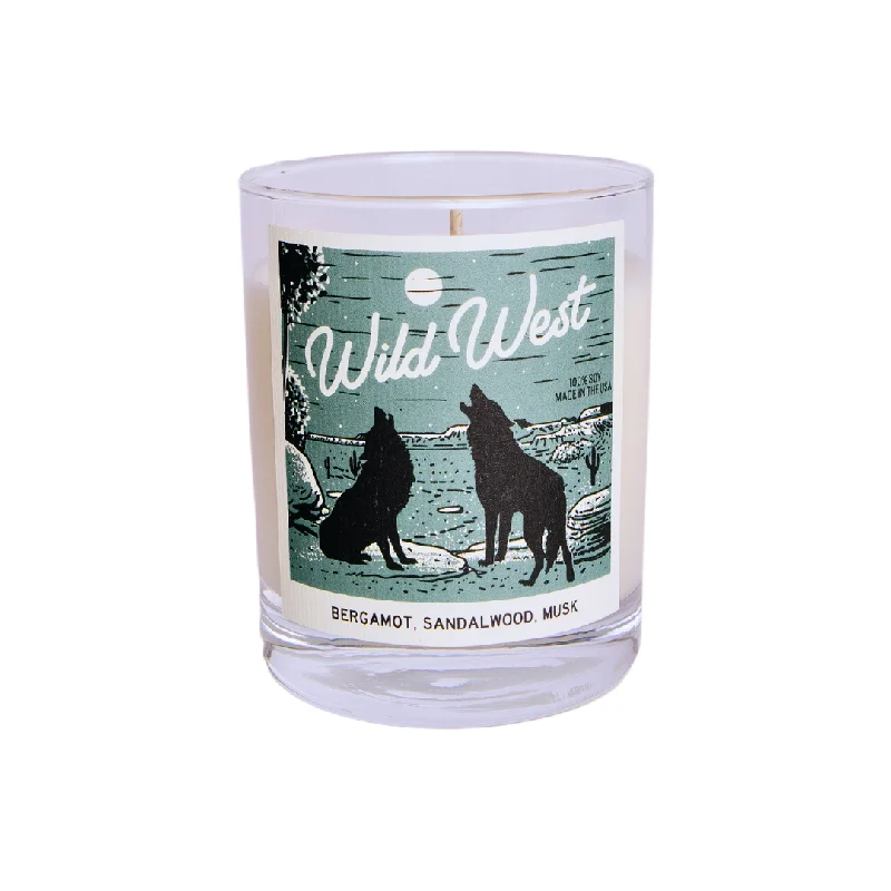 Christmas-themed gift candles for home decoration-Wild West Candle