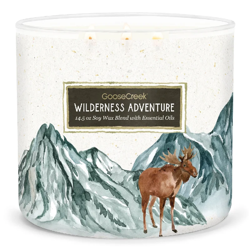 Small batch Christmas gift candles for unique gifting-Wilderness Adventure 3-Wick Candle