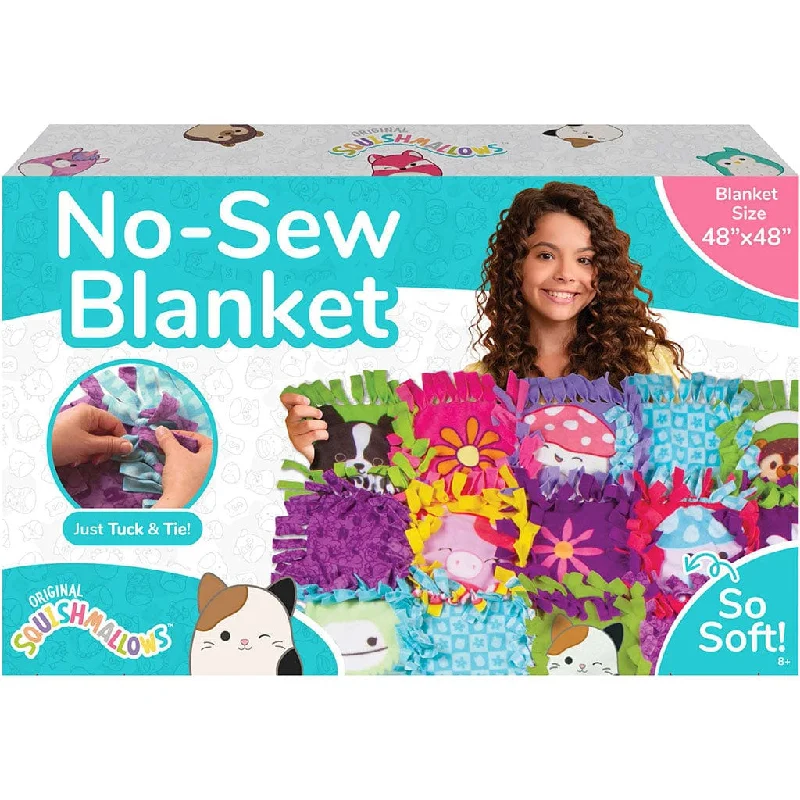 Heated blanket series for warmth during winter-FA Squishmallows Design Your Own No-Sew Blanket Kit