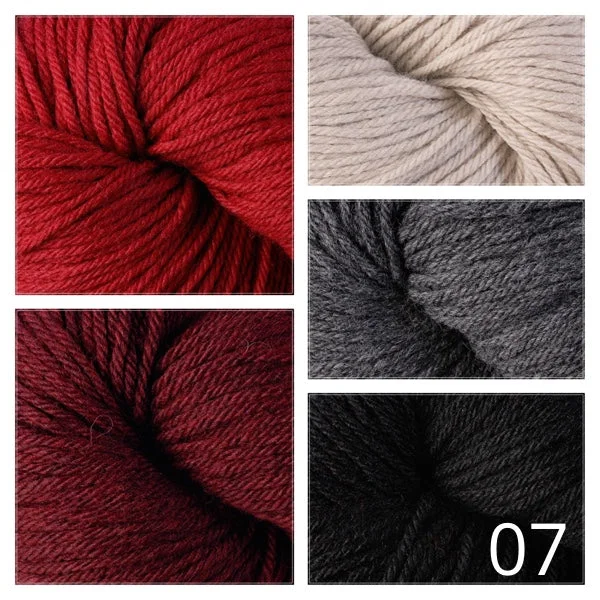 07:  2 skeins 5150/5181/5108/5107;  1 skein 5145