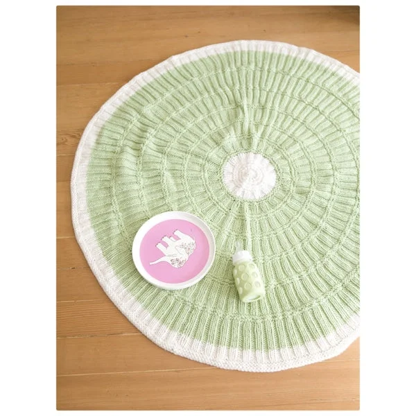 Blanket series with animal prints for cozy vibes-Key Lime Baby Blanket Kit PRE-ORDER