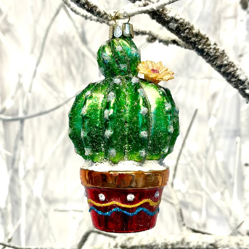 Christmas Decoration for LED glow-Cactus Tree Bauble