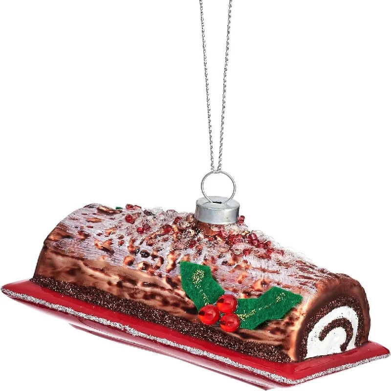 Christmas Decoration for streaming joy-Chocolate Log Christmas Tree Decoration