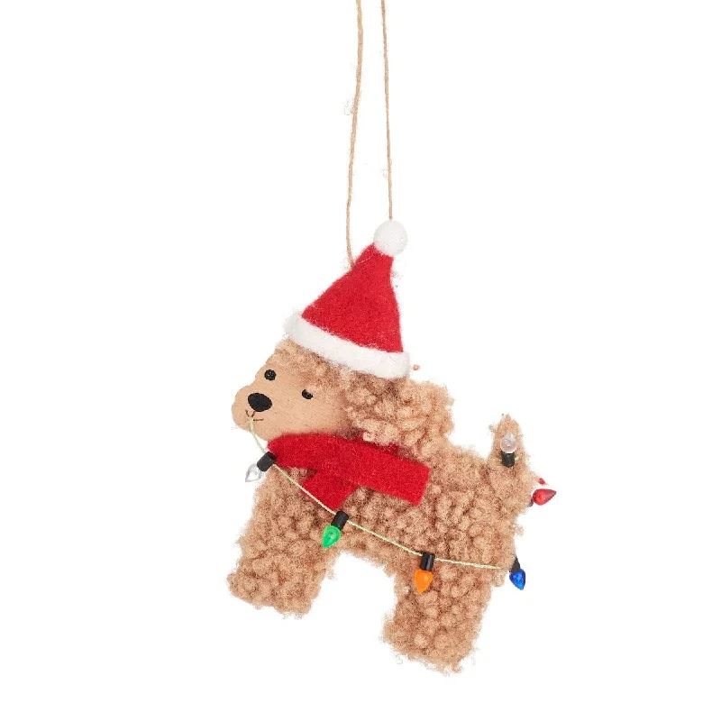 Christmas Decoration for festive snacks-Cockapoo Design Christmas Tree Decoration