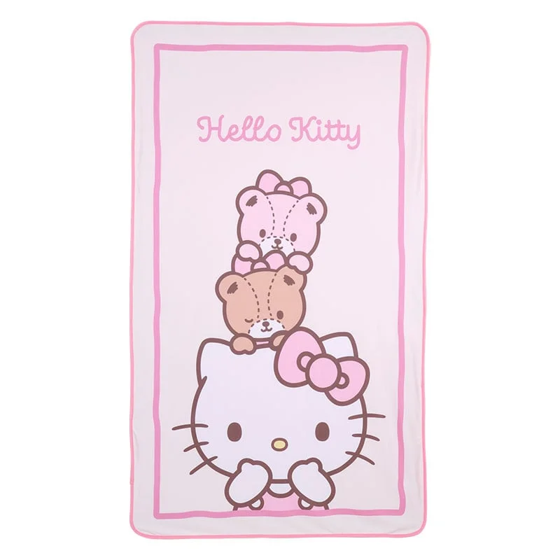 Blanket series with decorative patterns for stylish comfort-Hello Kitty Cool and Comfy Throw Blanket