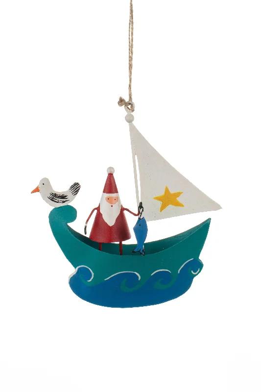 Christmas Decoration for merry vibes-High Seas Santa Christmas Tree Decoration