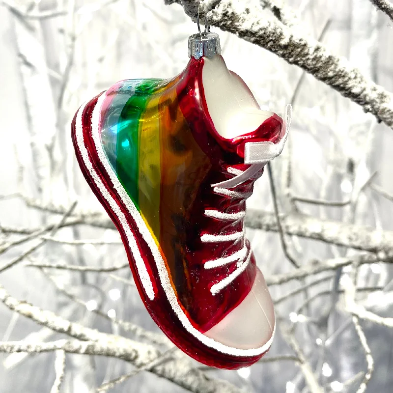 Christmas Decoration for personalized touch-High Top Sneaker Tree Bauble