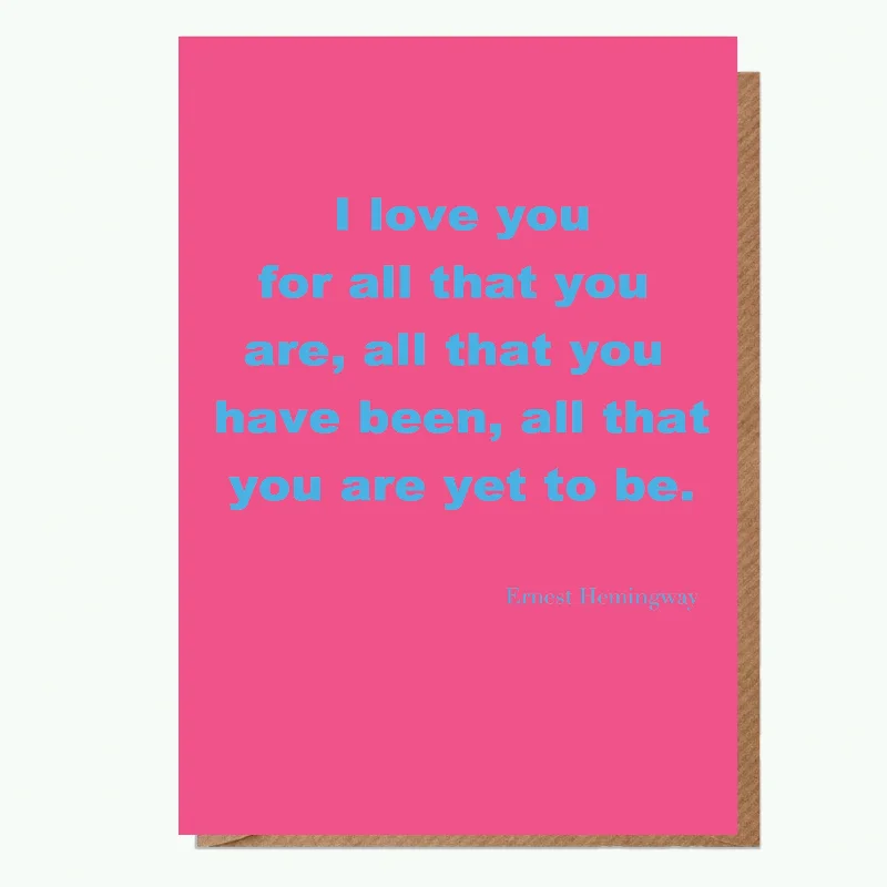 Throw blanket series for living room decor-I Love You For All Humorous Valentines Day Card for Partner Funny Love Greeting Card with Heart Design - Love Card