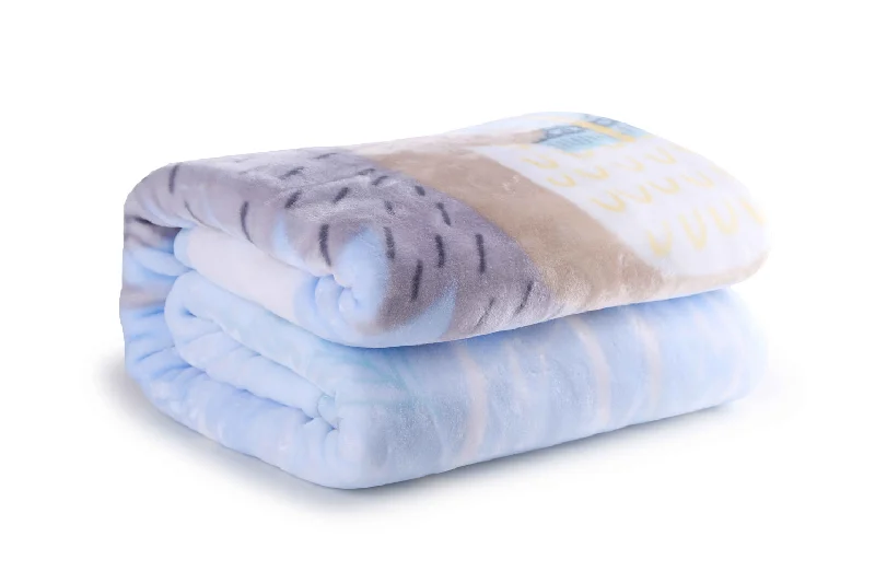 Warm blanket series for cold weather adventures-Kids Blanket, Super Soft Throw Blanket - Blue