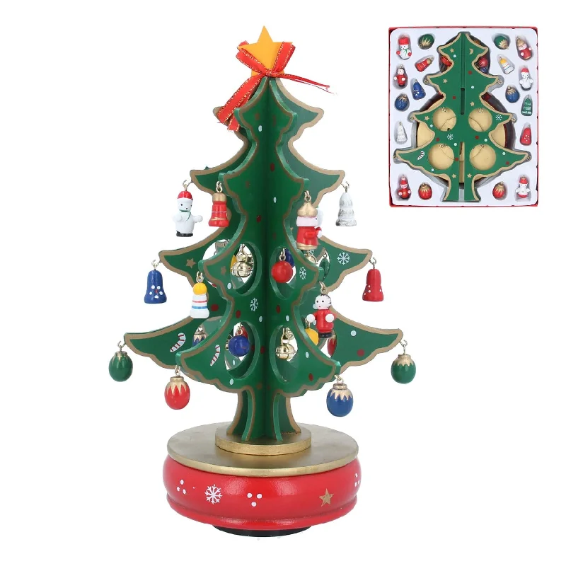 Christmas Decoration for treat bags-Musical Christmas Tree Decoration