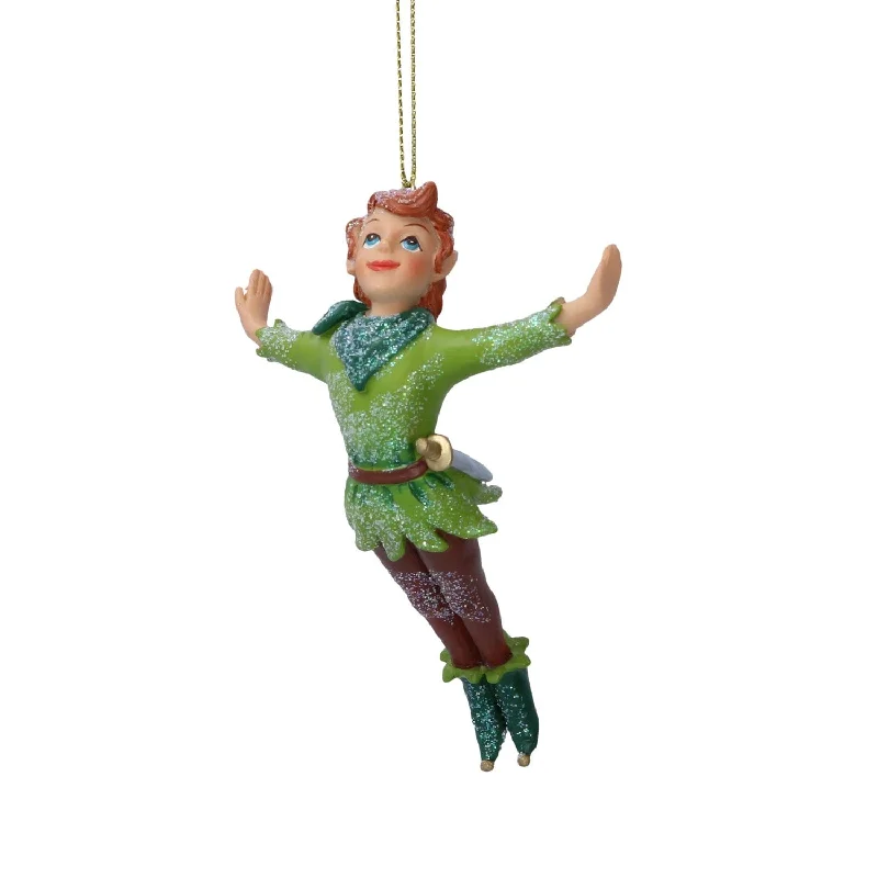 Christmas Decoration for mantel pieces-Peter Pan Resin Hanging Christmas Tree Decoration