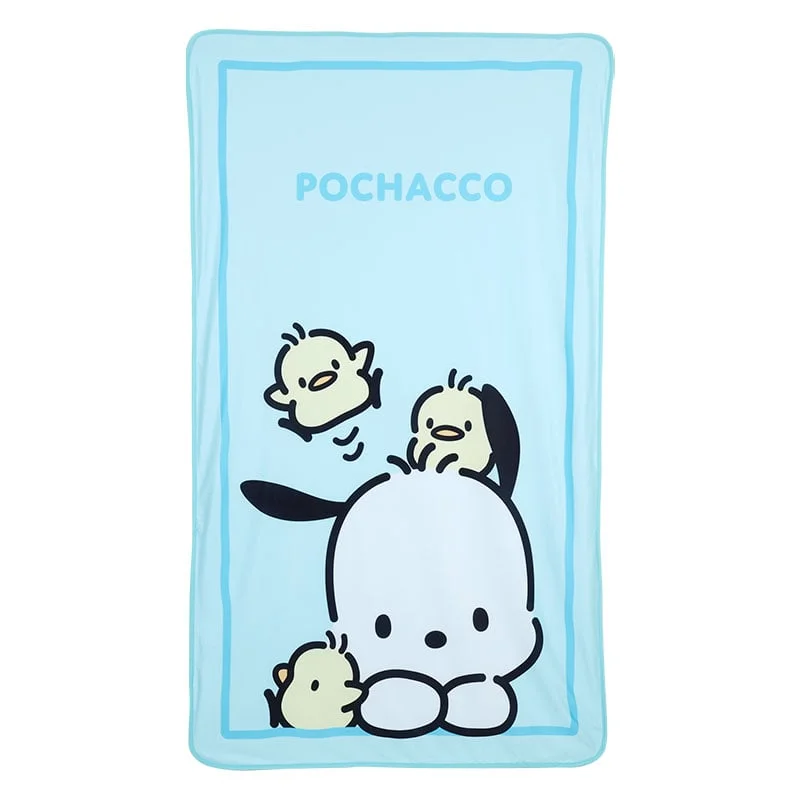 Affordable blanket series for budget-friendly warmth-Pochacco Cool and Comfy Throw Blanket