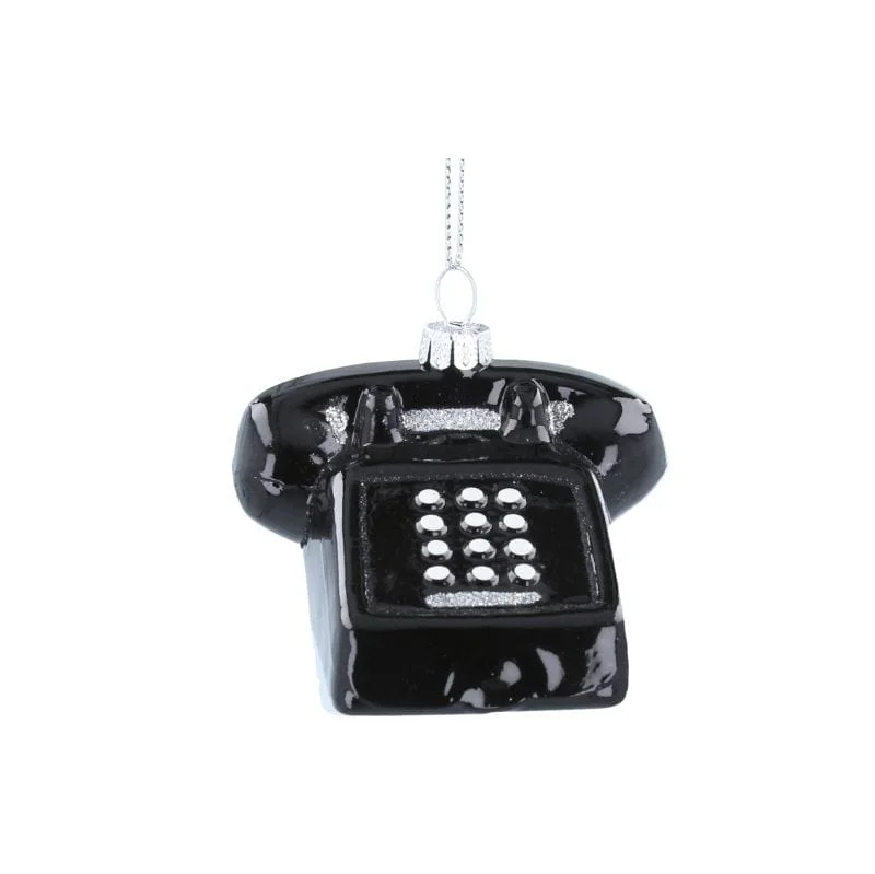 Christmas Decoration for thank yous-Retro Telephone Christmas Tree Decoration