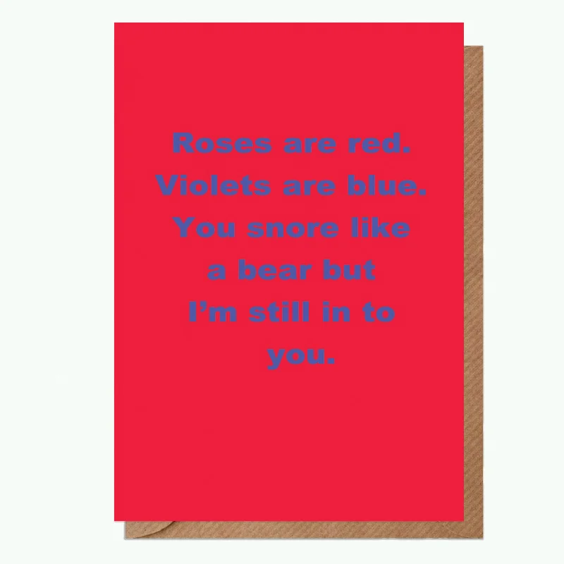 Blanket series with geometric patterns for modern homes-Roses Are Red - Humorous Valentines Day Card - Card for Partner - Funny Love Greeting Card - Love Card