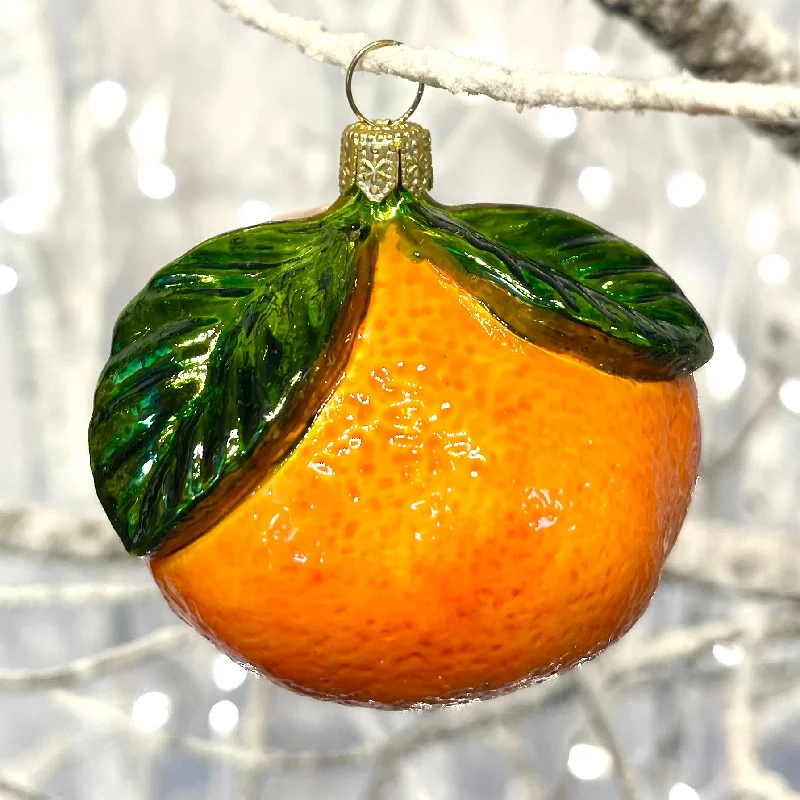 Christmas Decoration for peppermint twist-Tangerine Tree Bauble